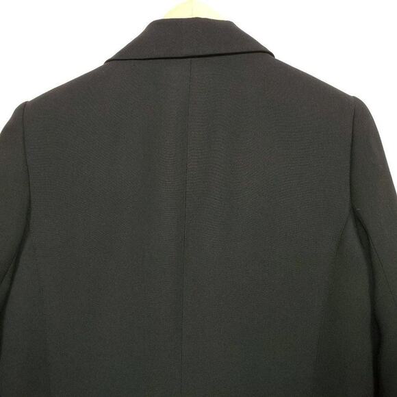 Style & Co Collection Long Blazer Womens Size 6P Black Button Front Lined Jacket - Picture 9 of 9